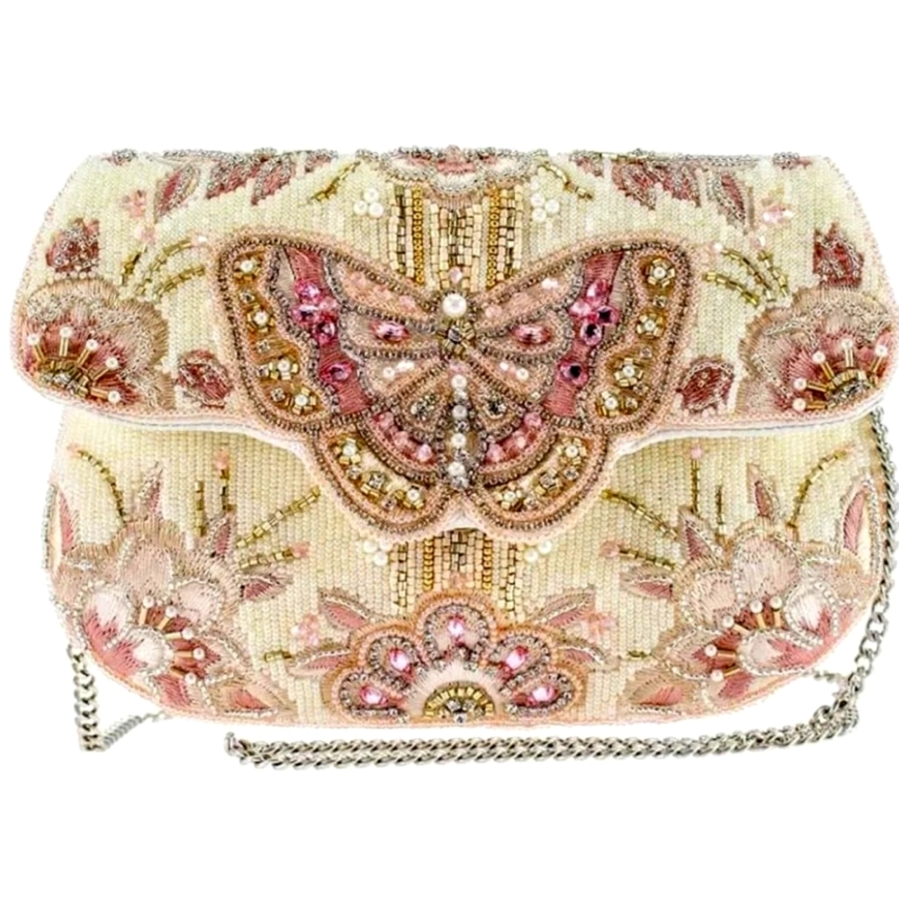 Mary Frances "Butterfly Kisses" Clutch